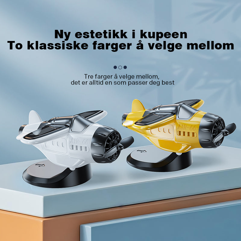 Soldrevne roterende flypynt til bilens interiør, dashbordtilbehør