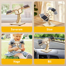 DIY solcelledrevet satellittmodellvitenskapssett i tre