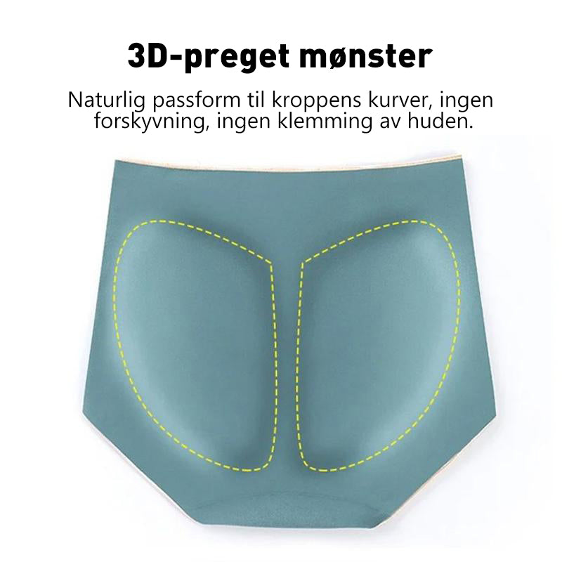 Shorts med høy midje og hofteløft