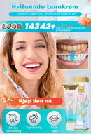 Farget hvitende tannkrem