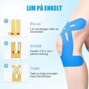 Kinesiologitape for knær (4 stk.)
