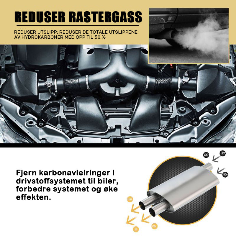Rengjøringsmiddel for motorkatalysator