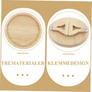 Sofaarmlen med sidebord i tre