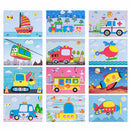 DIY håndlagde dyreklistremerker for barn