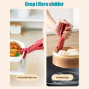 Multifunksjons anti-skald klips for kjøkkenskålholder