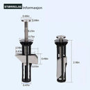 Boltsett for kraftig toalettsetefeste