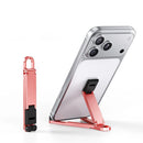 Mini telefonstativ i aluminium, nøkkelring, sammenleggbar skrivebordsholder