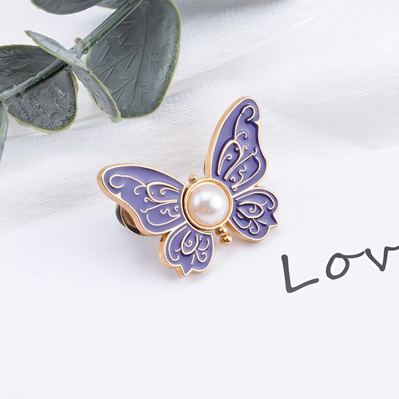 ✨Sett med 4 avtakbare sommerfuglklemmer🦋