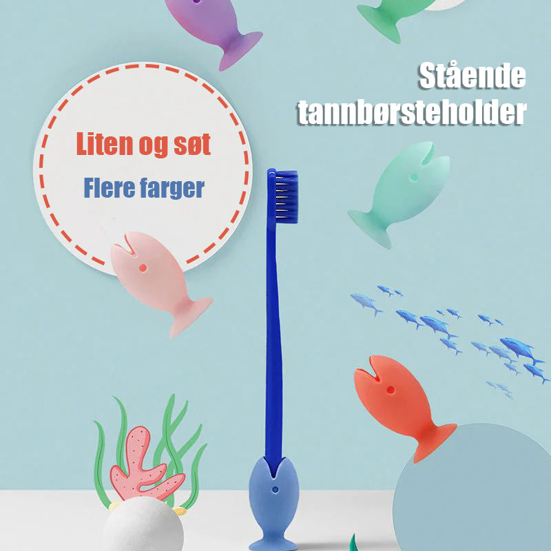 Stående tannbørstehetteholder