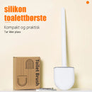 Veggmontert rund silikon toalettbørste