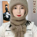 Vindtett skjerf med integrert hørselsvern