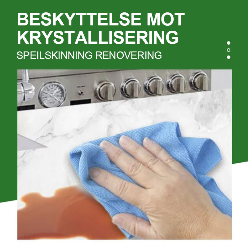 Belegg av stein nanokrystaller