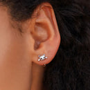 Sterling sølv katteøreringer