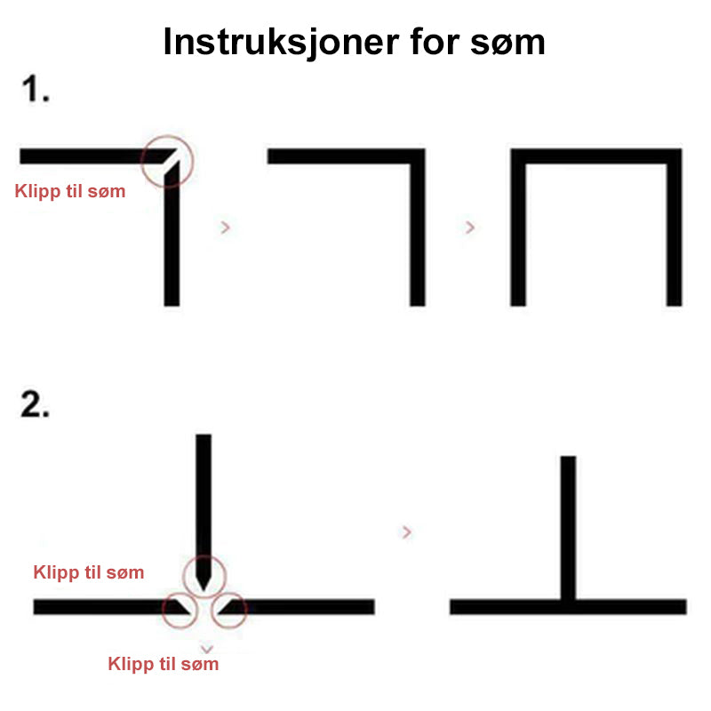 Gap Tape anti-mugg for keramiske fliser (en rull 6 M)