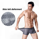 Pustende issilkeunderbukser for menn med honeycomb-ventilasjonsdesign