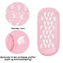 Fuktighetsgivende sokker med gelefôr