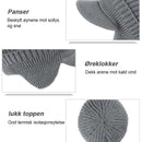 Utendørs varm ørebeskyttelse strikket lue