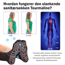Turmalin akupressur selvoppvarmende treningssokker