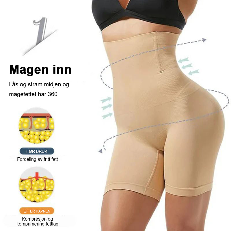 Mageformende shorts for kvinner