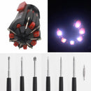 8 i 1 skrutrekker med arbeidslys og lommelykt