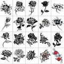 Fasjonable 3D-tatoveringsklistremerker 50 STK